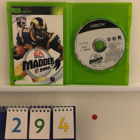 Madden NFL 2003 Xbox Original Game + Manual PAL - Trippy Trades 