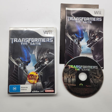 Transformers The Game Nintendo Wii Game + Manual PAL - Trippy Trades 