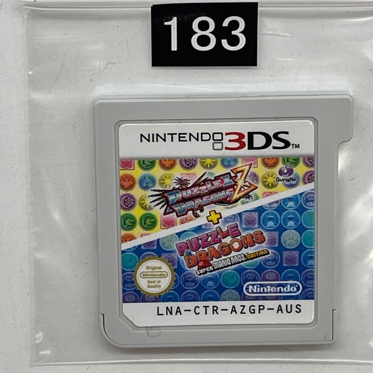 Puzzle & Dragons Z + Super Mario Bros. Nintendo 3DS Game Cartridge PAL - Trippy Trades 