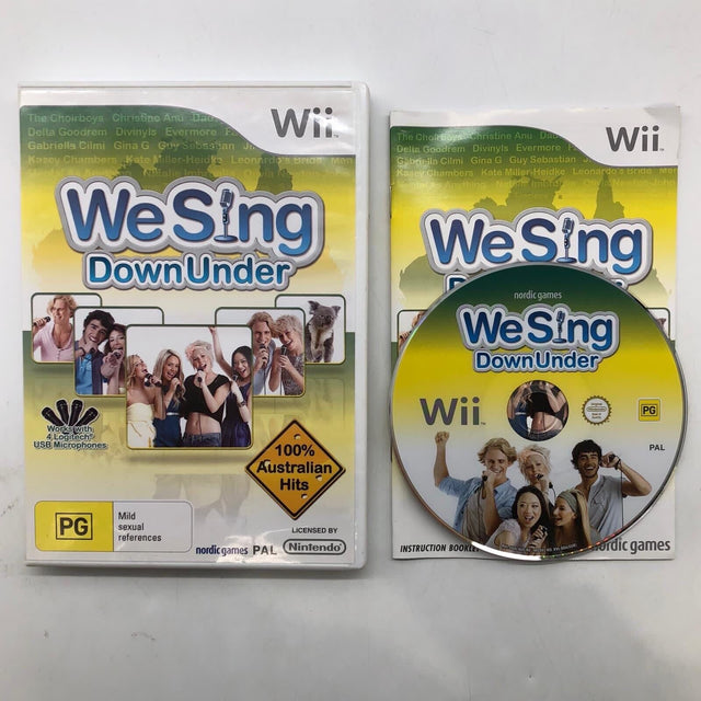 We Sing Down Under Nintendo Wii Game + Manual PAL - Trippy Trades 