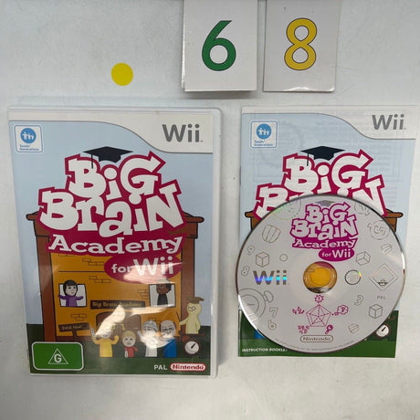 Big Brain Academy Nintendo Wii Game + Manual PAL - Trippy Trades 