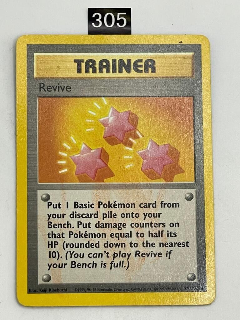 Revive Pokemon Card 89/102 Base