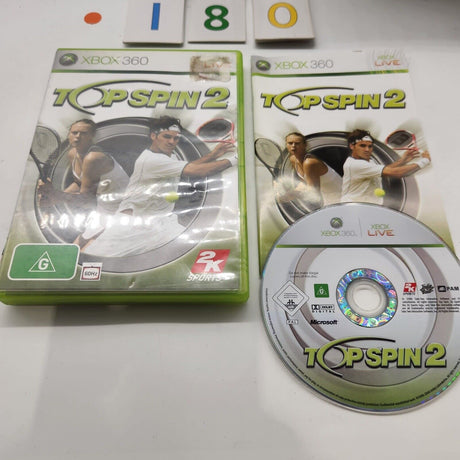 Top Spin 2 II Xbox 360 Game + Manual PAL - Trippy Trades 