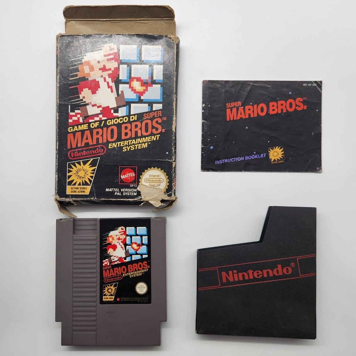 Super Mario Bros Nintendo Entertainment System NES Game PAL Boxed Complete - Trippy Trades 