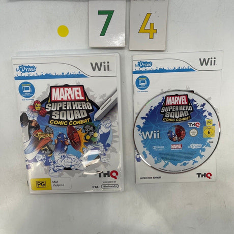 Marvel Superhero Squad Comic Combat Nintendo Wii Game + Manual PAL - Trippy Trades 