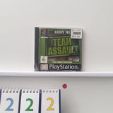 army men Team Assault PS1 Playstation 1 game + Manual PAL r222 - Trippy Trades 