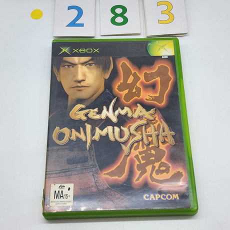 Genma Onimusha Xbox Original Game + Manual PAL - Trippy Trades 