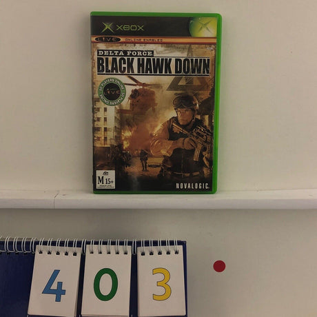 Delta Force Black Hawk Down Xbox Original Game + Manual PAL - Trippy Trades 