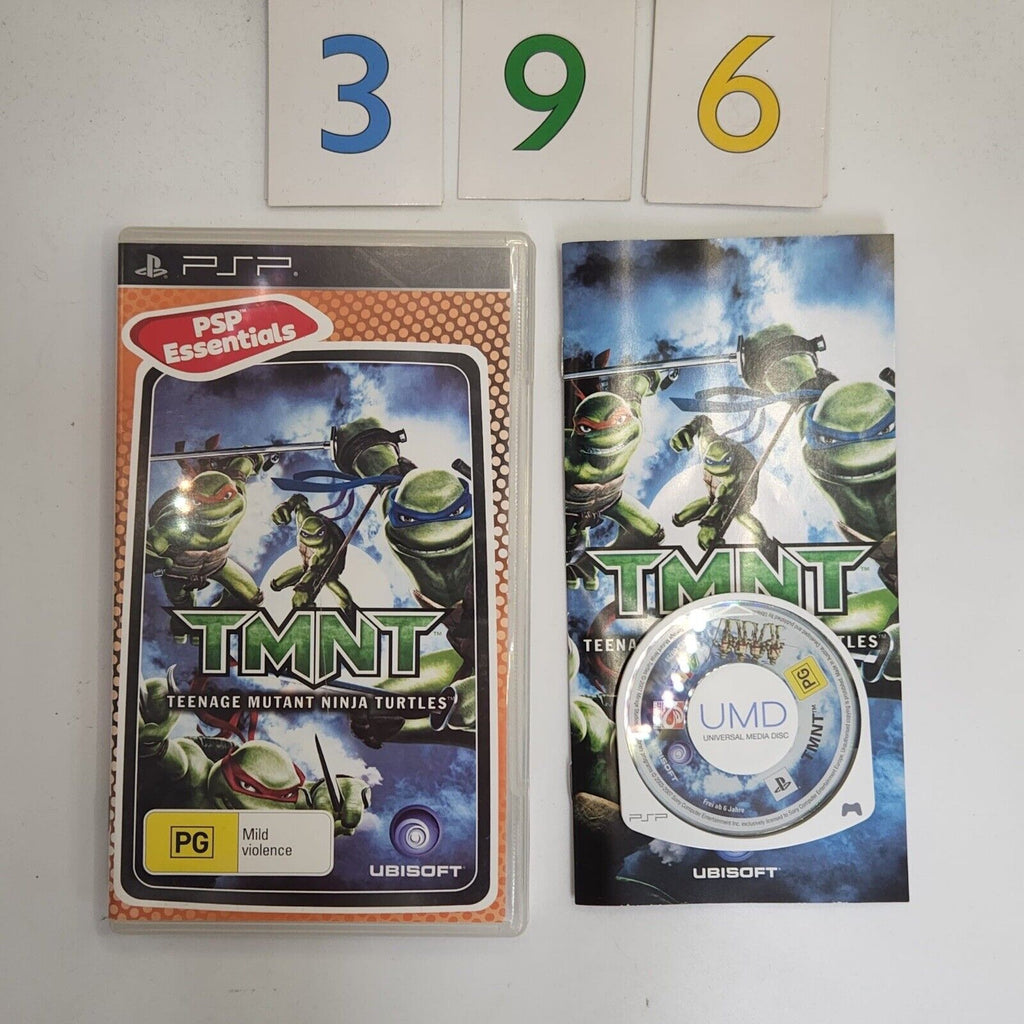 TMNT PSP Game + Manual