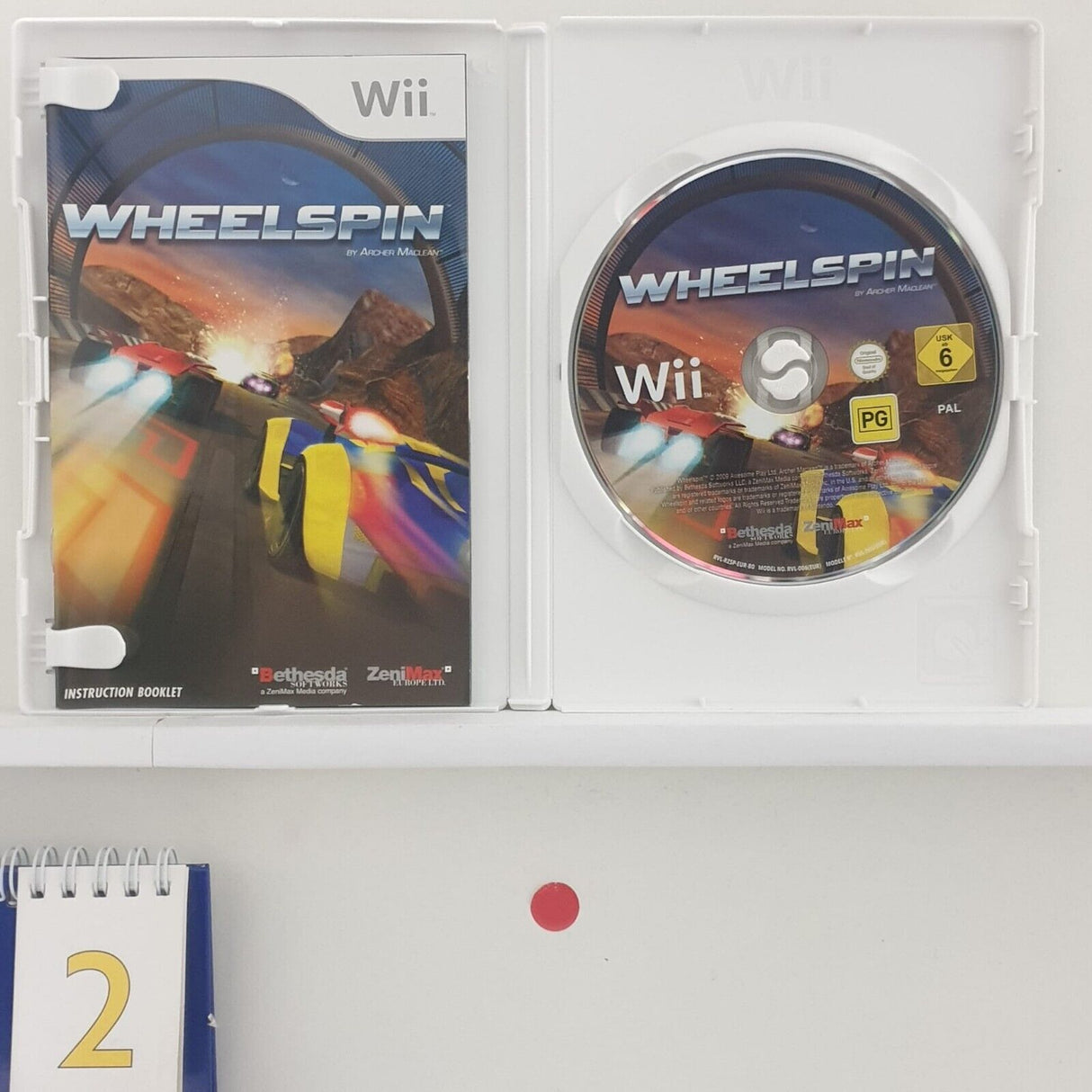 Wheelspin Nintendo Wii Game + Manual PAL p2 - Trippy Trades 