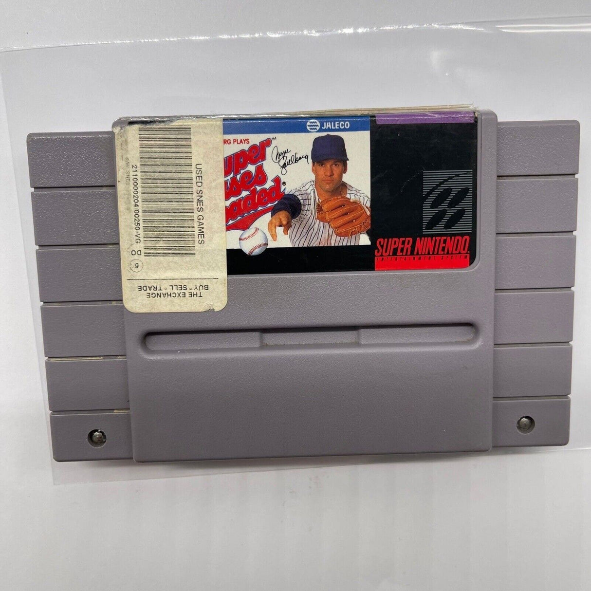 Super Bases Loaded Super Nintendo SNES Game Cartridge NTSC U/C - Trippy Trades 