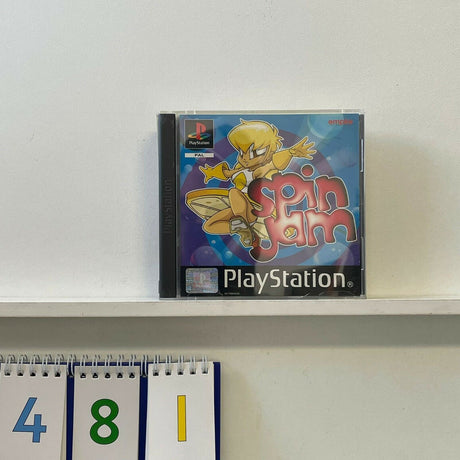 Spin Jam PS1 Playstation 1 game + manual PAL - Trippy Trades 