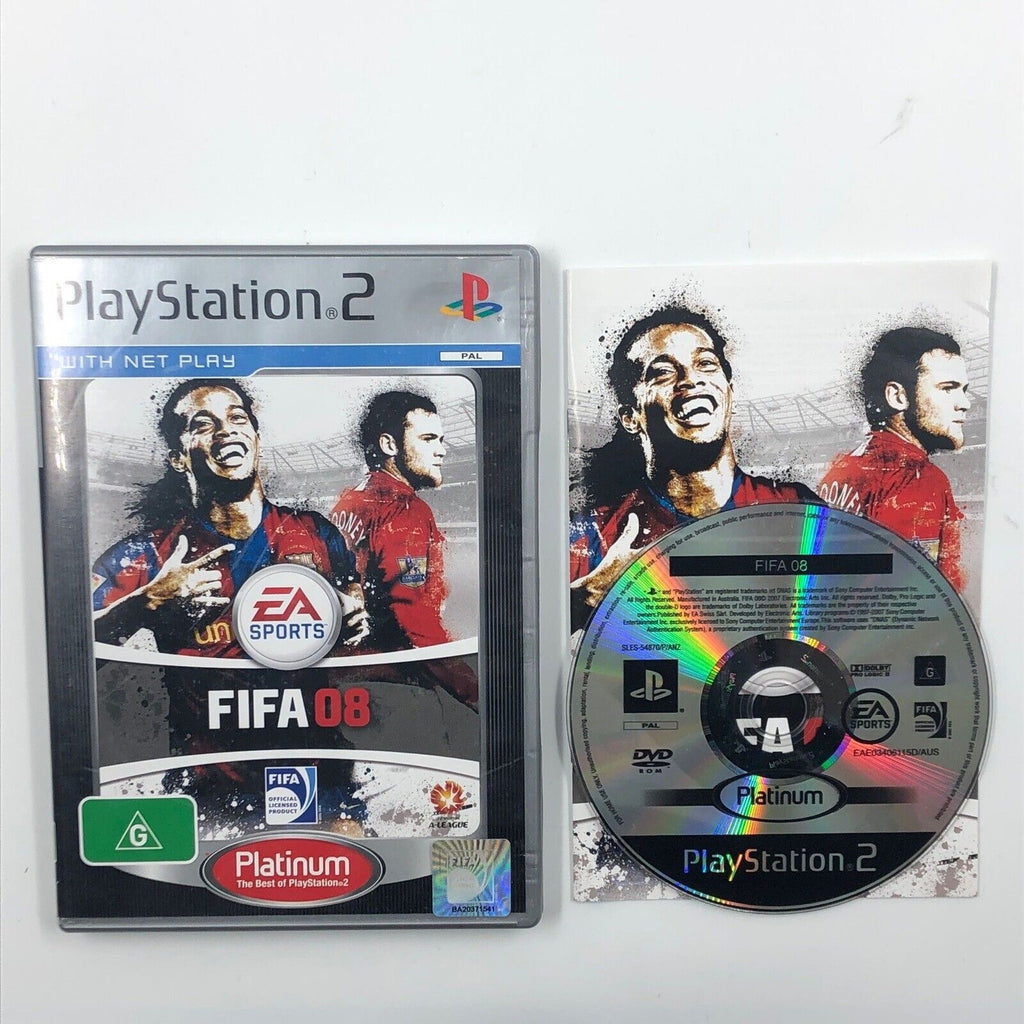 FIFA 08 PS2 Game + Manual PAL