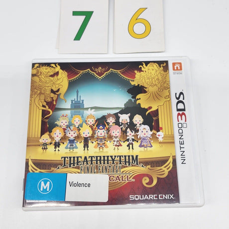 Theatrhythm Final Fantasy Curtain Call Nintendo 3DS Game + Manual PAL - Trippy Trades 