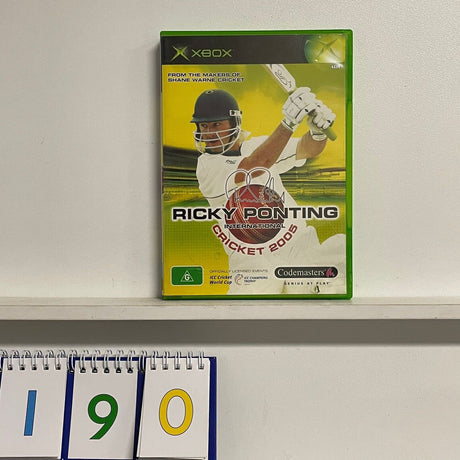 Ricky Ponting International Cricket Xbox original Game + manual PAL oz190 - Trippy Trades 