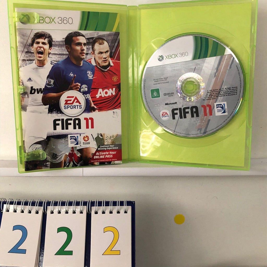 FIFA 11 Xbox 360 Game + Manual PAL