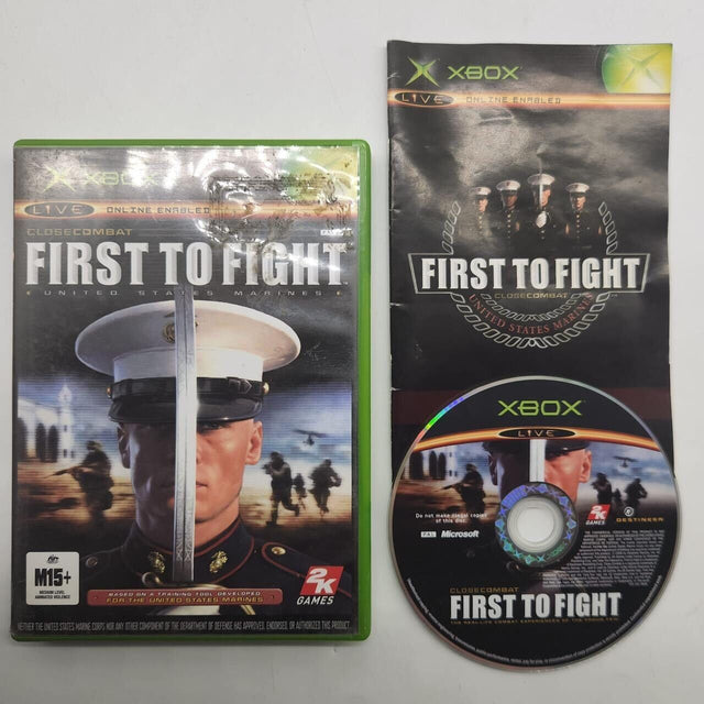 Close Combat First To Fight Xbox Original Game + Manual PAL - Trippy Trades 