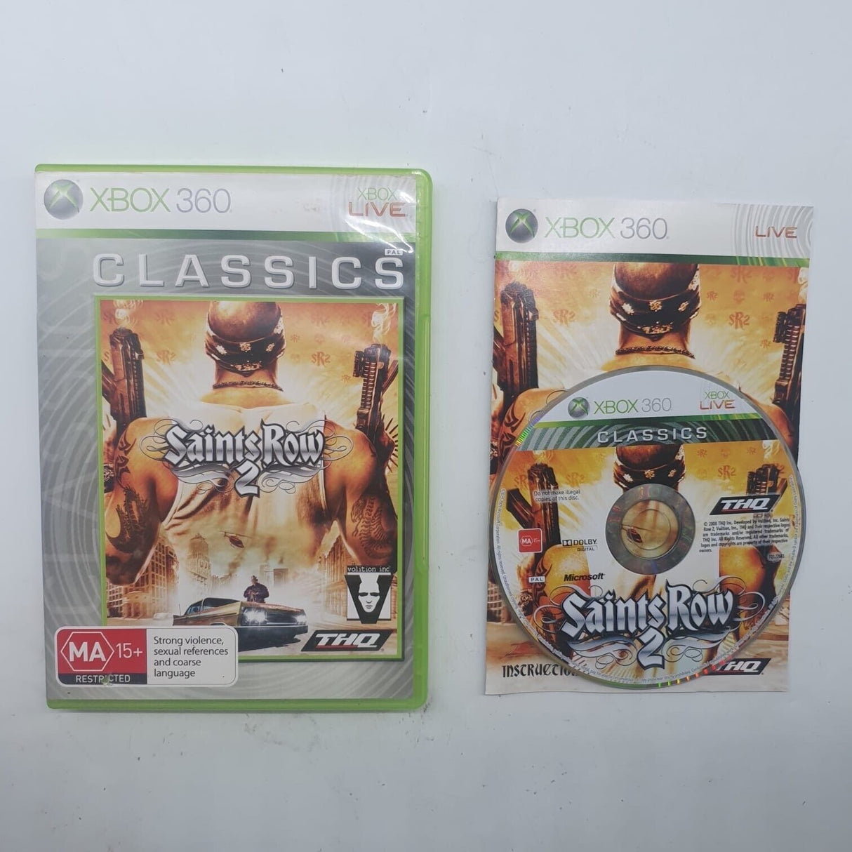 Saints Row 2 II Xbox 360 Game + Manual PAL