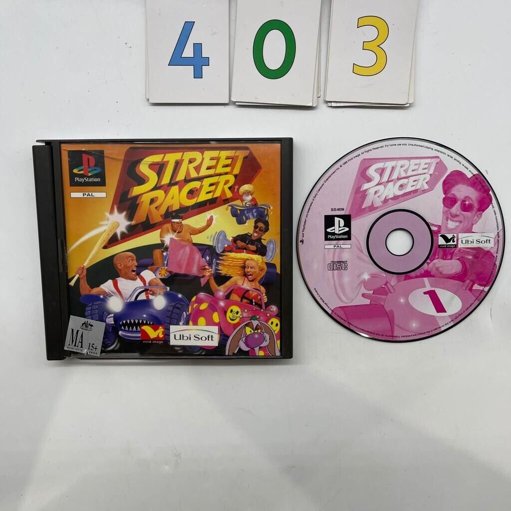Street Racer PS1 Playstation 1 Game  PAL