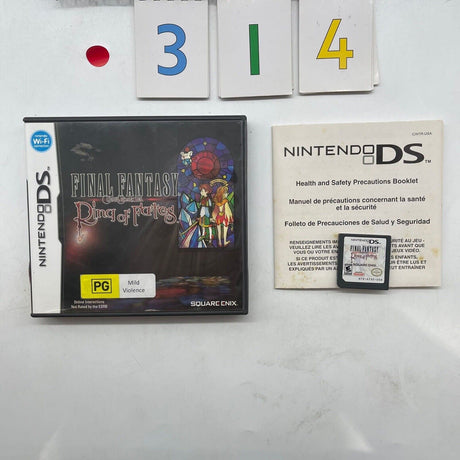 Final Fantasy Crystal Chronicles Ring of Fates Nintendo DS Game + Manual - Trippy Trades 