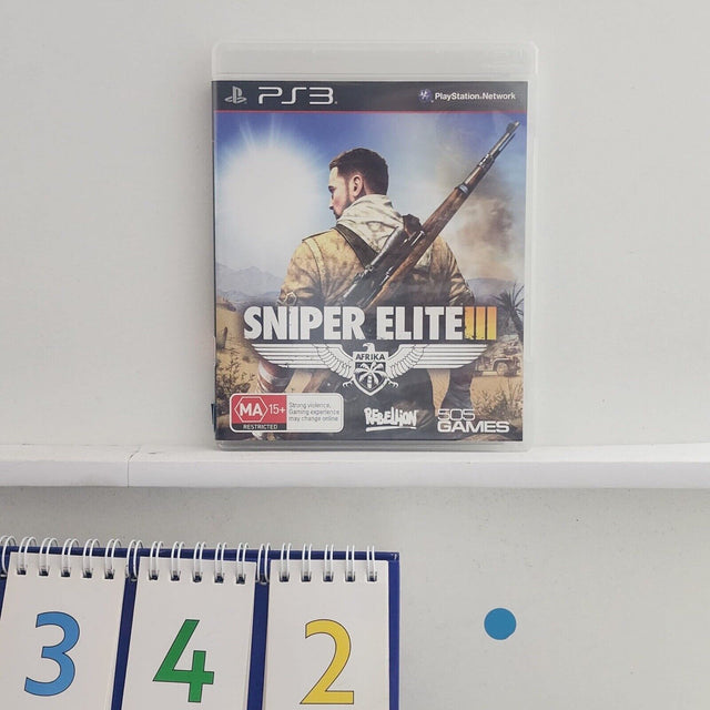 Sniper Elite III 3 PS3 Playstation 3 Game + Manual b342 - Trippy Trades 