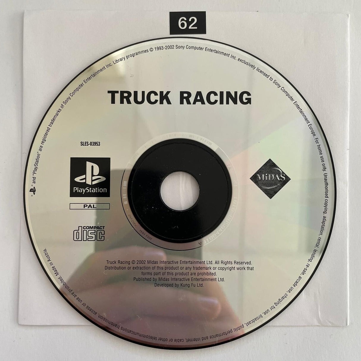 Truck Racing PS1 Playstation 1 Game Disc Only