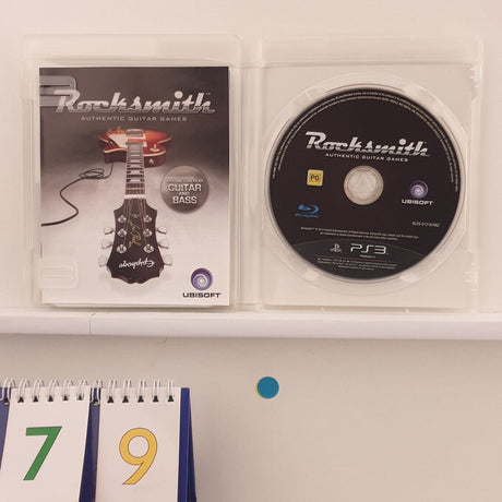 Rocksmith Authentic Guitar Games PS3 Playstation 3 Game + Manual - Trippy Trades 