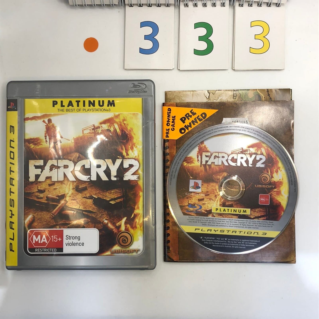 Far Cry 2 II PS3 Playstation 3 Game + Manual o333 - Trippy Trades 