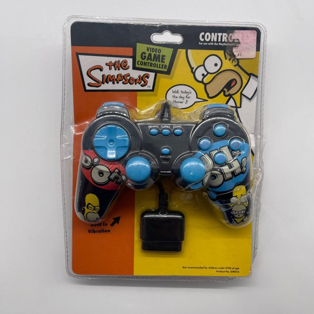 The Simpsons Playstation 2 Homer Analog Controller SIM016 25F4 - Trippy Trades 