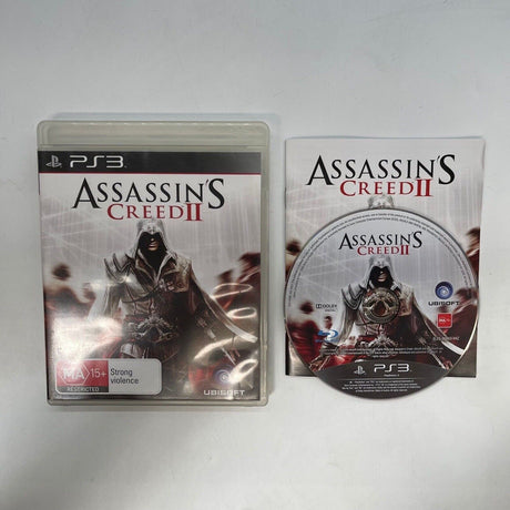 Assassins Creed 2 II PS3 Playstation 3 Game + Manual 12D - Trippy Trades 