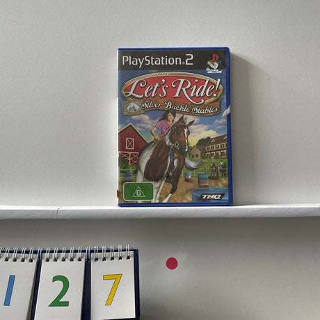 Let's Ride silver buck stables PS2 Playstation 2 Game + Manual  PAL p127 - Trippy Trades 