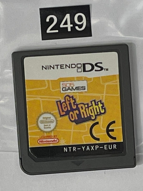 Left or Right Nintendo DS Game Cartridge - Trippy Trades 