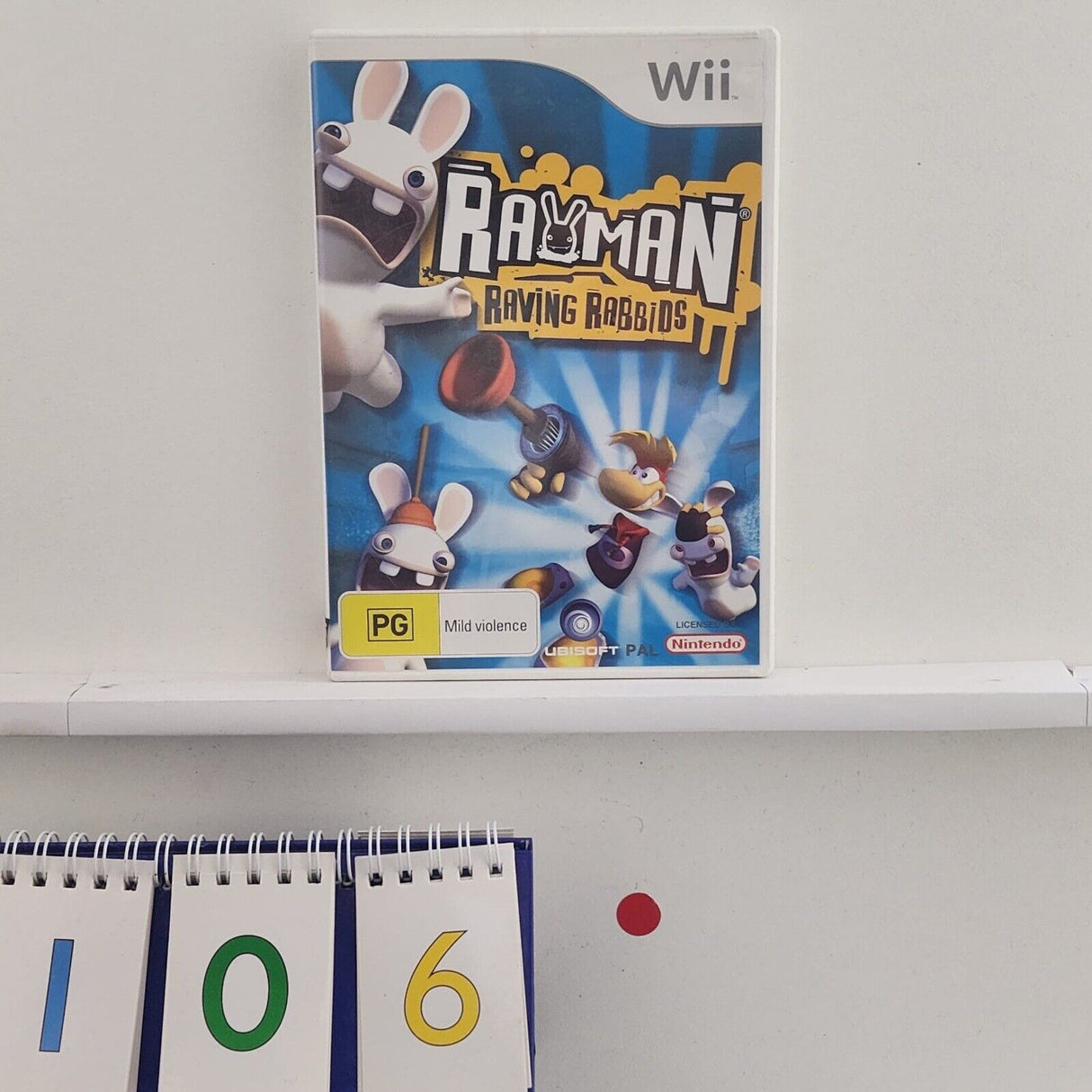 Rayman Raving Rabbids Nintendo Wii Game + Manual PAL r106 - Trippy Trades 