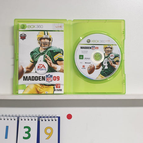 Madden 09 2009 Xbox 360 game + manual pal - Trippy Trades 