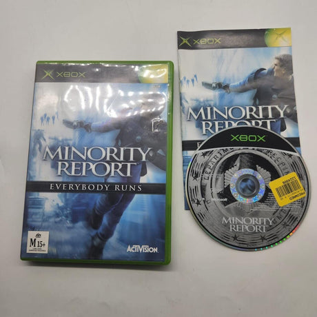 Minority Report Everybody Runs Xbox Original Game + Manual PAL - Trippy Trades 