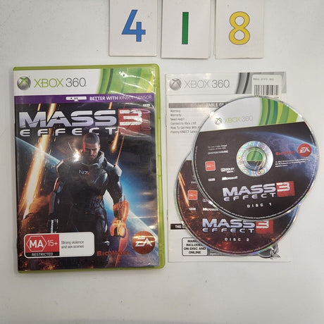 Mass Effect 3 III Xbox 360 Game + Manual PAL b418 - Trippy Trades 