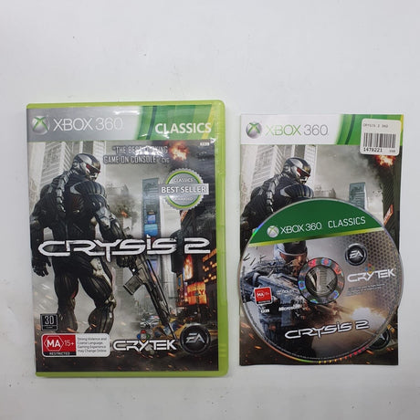 Crysis 2 II Xbox 360 Game + Manual PAL - Trippy Trades 