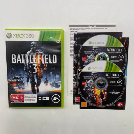 Battlefield 3 III Xbox 360 Game + Manual PAL - Trippy Trades 