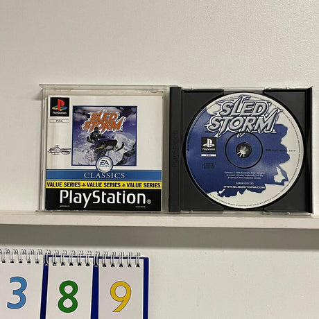 Sled storm Classics PS1 Playstation 1 game + manual PAL - Trippy Trades 