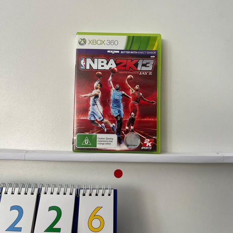 NBA 2k13 2013 Xbox 360 game + Manual PAL - Trippy Trades 