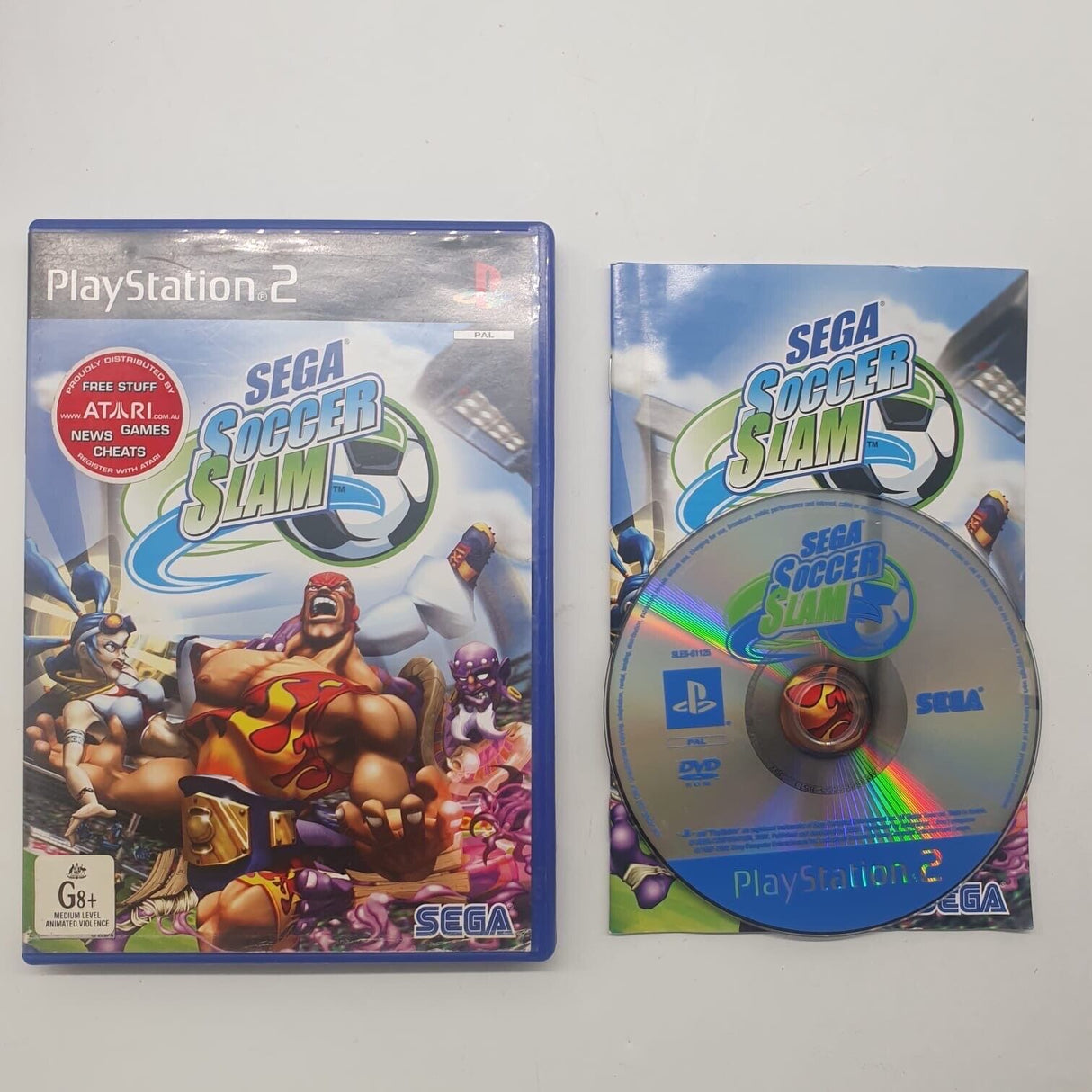 Sega Soccer Slam PS2 Playstation 2 Game + Manual PAL - Trippy Trades 