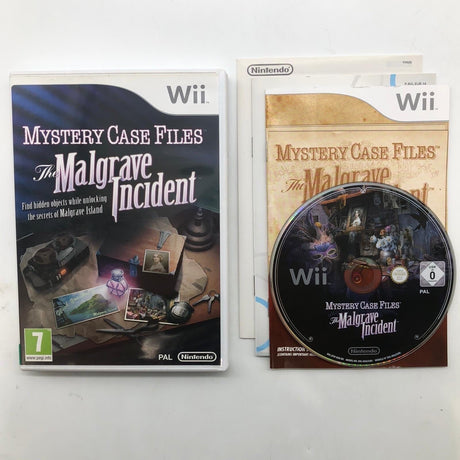 Mystery Case Files The Malgrave Incident Nintendo Wii Game + Manual PAL - Trippy Trades 