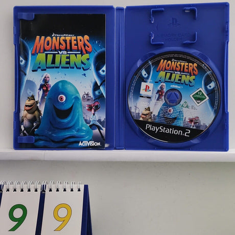 Monsters vs Aliens PS2 Playstation 2 Game + Manual PAL - Trippy Trades 