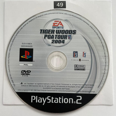 Tiger Woods PGA Tour 2004 PS2 PlayStation 2 Game Disc Only - Trippy Trades 