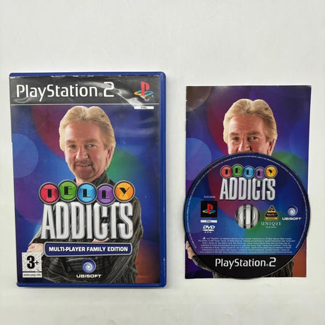 Telly Addicts PS2 Playstation 2 Game + Manual PAL - Trippy Trades 