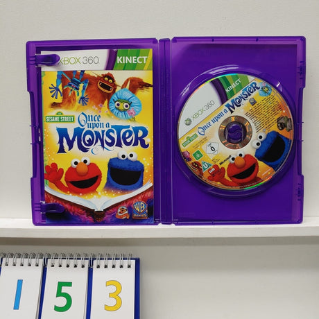 Sesame Street Once Upon a Monster Xbox 360 game + manual PAL - Trippy Trades 