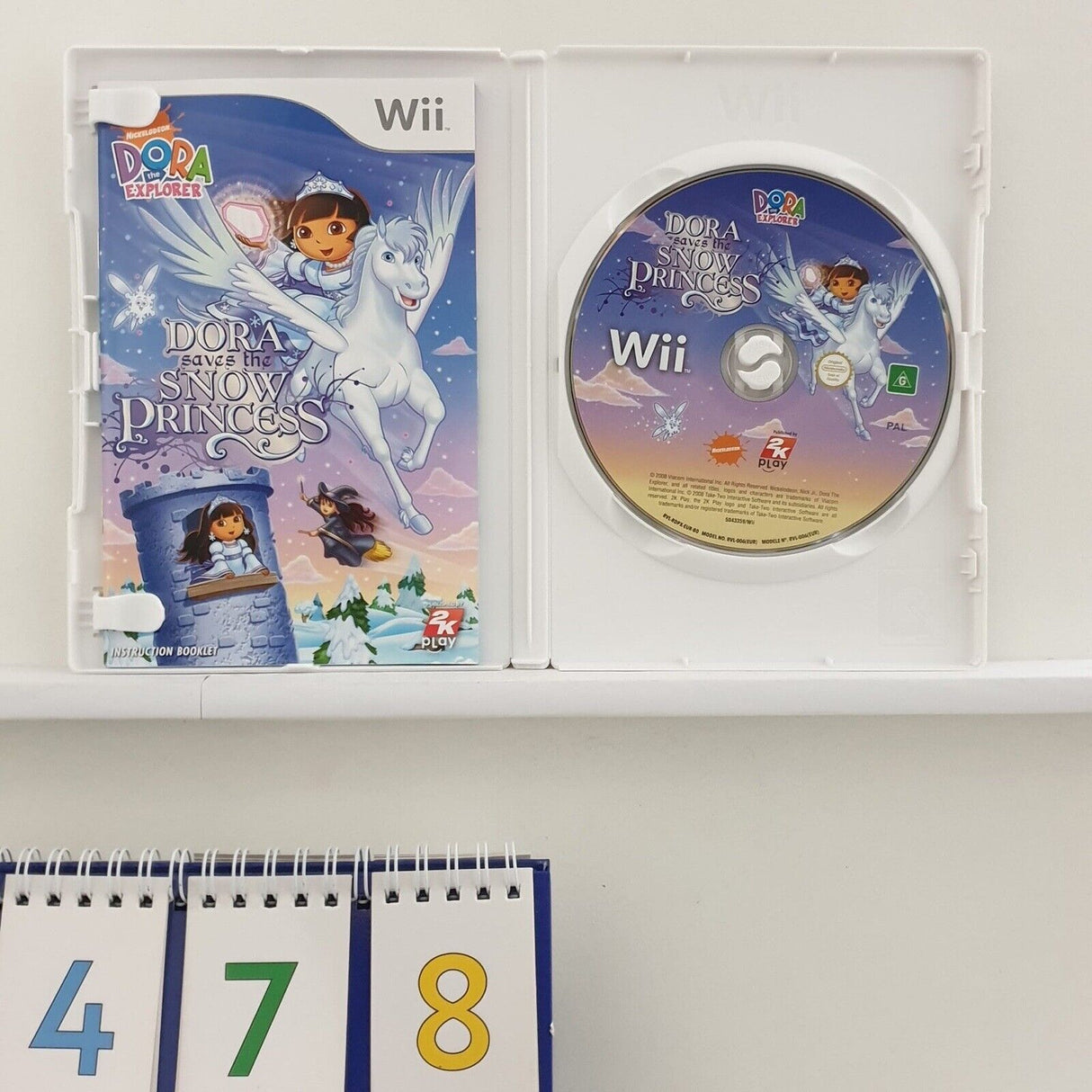 Dora Save The Snow Princess Nintendo Wii Game + Manual oz478 - Trippy Trades 