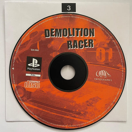 Demolition Racer PS1 Playstation 1 Game Disc Only - Trippy Trades 