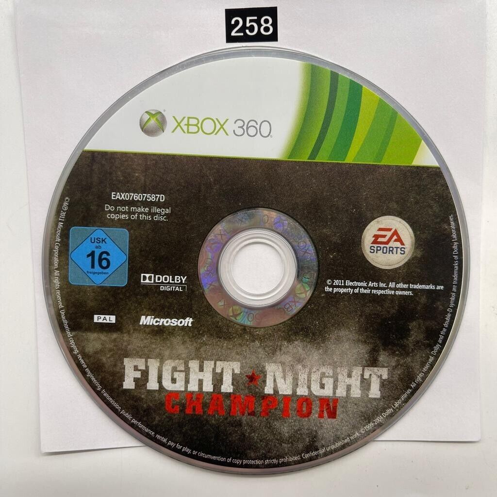 Fight Night Champion Xbox 360 Game Disc only - Trippy Trades 