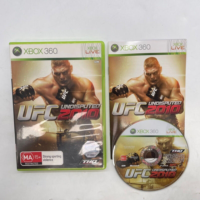 UFC Undisputed 2010 Xbox 360 Game + Manual PAL - Trippy Trades 